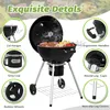 TEENO 21 inch Barbecue Charbon de Bois avec Couvercle,XXL Voir les images du produit 6