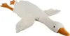 A plush toy goose lying on a white background. Podgląd zdjęcia produktu