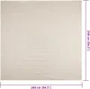 Möbel Teppich ZIZUR Creme 240x240 cm Jute-Optik Indoor und Produktbild-Vorschau 9