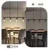 A split image showing a dining room with a pendant light on and off. Anteprima dell’immagine prodotto