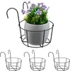 Support pour pots de fleurs Relaxdays, lot de 4, pour Voir les images du produit 1