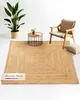 Juteteppich Nele Beige handgewebt aus Jute 120x120 cm | Produktbild-Vorschau 1