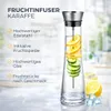 2er Set Glaskaraffe 1,1L mit Fruchtspieß Infuser – Produktbild-Vorschau 3
