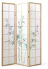 Homestyle4u Paravent Raumteiler 3 teilig Holz Natur Produktbild-Vorschau 11