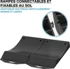 Wiltec Kit de 2 Cales de protection pour pneus XL Voir les images du produit 5
