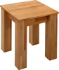 Krok Wood 2x Hocker Bonn aus Massivholz in Buche 35x35x45 Produktbild-Vorschau 2