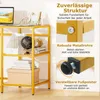 Bureau met een glazen blad en een metalen frame, Productafbeelding-voorbeeld 5