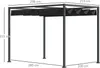 Pergola Zadaszenie Patio Z Przesuwanym Dachem, Poliester, Podgląd zdjęcia produktu 3