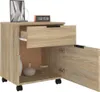vidaXL Mobiler Aktenschrank mit Rollen Sonoma-Eiche Produktbild-Vorschau 17