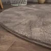 Tapis rond Tapis en fourrure synthétique Tapis de lit en Voir les images du produit 7