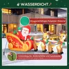 Outsunny opblaasbare kerstman op een slee met 2 rendieren Productafbeelding-voorbeeld 6