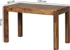 FineBuy Stół do jadalni prostokątny 120 cm z litego drewna Podgląd zdjęcia produktu 3