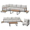 SVITA MALIBU Gartenlounge Set Modulare Outdoor Lounge 25cm Produktbild-Vorschau 4