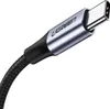 A close-up shot of a USB-C connector and cable. Produktbild-Vorschau