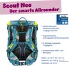 Scout sac d'école Basic Neo Set 4 pièces Action bleu gris Voir les images du produit 14