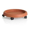 Porte plantes à roulettes - D 30 cm - Marron - Support pots Voir les images du produit 1