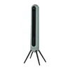 A tall, gray tower fan with black tripod legs. Produktbild-Vorschau