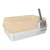 Katzentoilette Edelstahl mit Schaufel Classic Große mit Produktbild-Vorschau 6