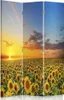 Paravent - Raumteiler Sunflower Sunset - Dekorativer Produktbild-Vorschau 1