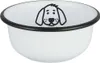 IB Laursen Fressnapf HUND Emaille Weiß 11 cm Schüssel Produktbild-Vorschau 1