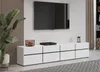 Široký TV stolek GLENROSE - bílý / černý Náhled obrázku produktu 10