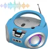 Odtwarzacz CD Cyberlux z oświetleniem LED | Przenośne radio Podgląd zdjęcia produktu 10