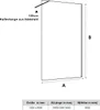 SONNI Duschabtrennung Walk In Dusche 140x200 cm Produktbild-Vorschau 7