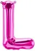 Palloncino in foil lettera L, rosa, 40 cm circa, da Anteprima dell’immagine prodotto 2