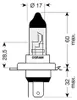 Osram Original Line, 75 W, 12 V, H4, Halogén Náhľad obrázku produktu 11