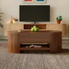 Merax Table basse réglable en hauteur, étagère extensible, Voir les images du produit 3