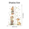 Lustige Tier Höhenmesser Wandsticker für Kinderzimmer, 1 Produktbild-Vorschau 3