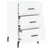 vidaXL Table de nuit blanc 40x40x66 cm bois composite Voir les images du produit 7