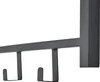 LOFT42 Bergamo Wandgaderobe 4 Haken- Metall - Schwarz Produktbild-Vorschau 4