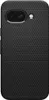 The back of a black smartphone case with a textured pattern. Produktbild-Vorschau