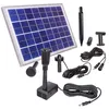 CLGarden Solar Teichpumpe NASP4 mit Akku LED Beleuchtung Produktbild-Vorschau 1