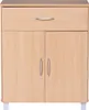 Sideboard Buche WL1.335 60x75x30cm Kommode mit Schublade Produktbild-Vorschau 2