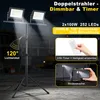 UISEBRT LED-Strahler 2×100W Doppel-LED, Baustellenlampe, Produktbild-Vorschau 5