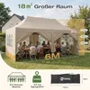 Sekey Faltpavillon 3x6 Wasserdicht mit 6 Seitenwänden, Produktbild-Vorschau 5