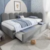 MODFU Kinderbett Polsterbett 90x200cm,Schlafsofa mit Produktbild-Vorschau 5