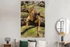 MuchoWow® Poster Löwe - Baum - Braun 120x180 cm - Produktbild-Vorschau 4