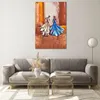 Bilder auf glas - Einteilig - Frauen Kleider Öl - 80x120cm Produktbild-Vorschau 7