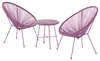 home24 Sitzgruppe - 3-teilig - Stahl / Polyrattan Produktbild-Vorschau 5