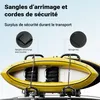 Wiltec Lot 2 pièces Porte-kayak Galerie de toit Pliable - Voir les images du produit 7