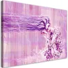 Leinwandbild frau mit langen haaren 60x40 cm Feeby lila Produktbild-Vorschau 1