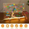 LED nš¢stš§nka s barvami, pr?hlednš¢ akrylovš¢ nš¢stš§nka Náhled obrázku produktu 2