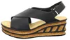 Rieker Damen Sandalen Keilabsatz Sandaletten 68189-00, Produktbild-Vorschau 7