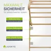 Juskys Sprossenwand für Kinder - Indoor Klettergerüst mit Produktbild-Vorschau 4