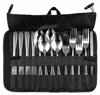 Black Snake Camping Besteck Set für 4 Personen – Edelstahl Produktbild-Vorschau 6