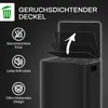 Poubelle HOMCOM 2 x 25 L avec couvercle, pédale et seau Voir les images du produit 6
