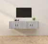 TV-Wandschränke 2 Stk. Grau Sonoma 80x34,5x40 cm , Produktbild-Vorschau 1